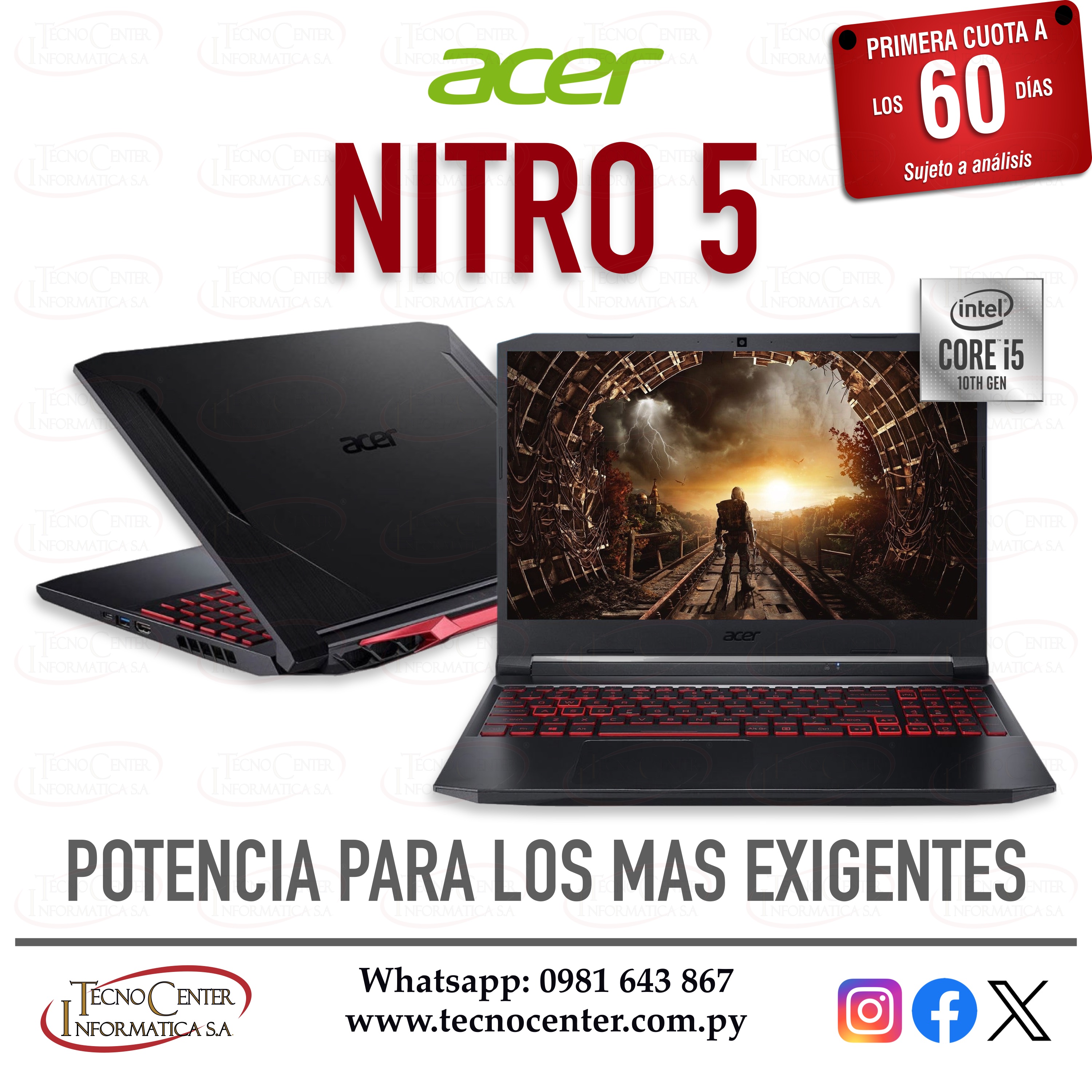 Notebook Acer Nitro 5 Intel Core i5 GTX1650